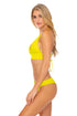 Luli Fama Orillas Del Mar Ribbed Banded X-Back Bikini Top